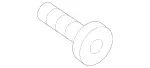 109905904 - : Pan Head Screw W Collar for Mercedes-Benz: E550, SL550, SL63 AMG, SL65 AMG Image