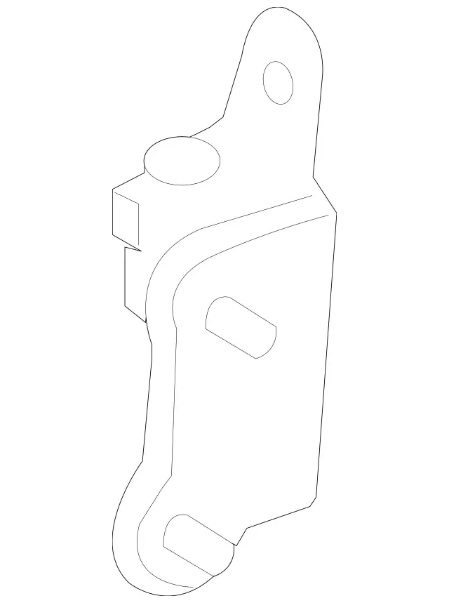 2047301037 - Rear Doors: Hinge for Mercedes-Benz: C250, C300, C350 Image image