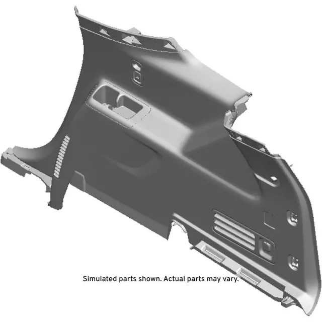 84677065 - Body: Lower Quarter Trim for GM Image