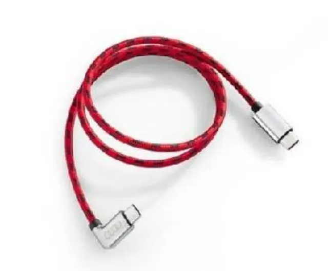 4K0051435 - Audio/Video: 2024-2025 Audi - USB Type-C Power Delivery Charging Cable for Audi: A3, A3 Quattro, A4 allroad, A4 Quattro, A5 Quattro, A5 Sportback, A7 Sportback, e-tron GT, Q3, Q4 e-tron, Q7, Q8 e-tron, RS e-tron GT, RS3, S3, S4, SQ7, SQ8 e-tron Image