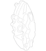 2420288387 - : Remanufactured Parts Kit, Brake Caliper for Mercedes-Benz Image