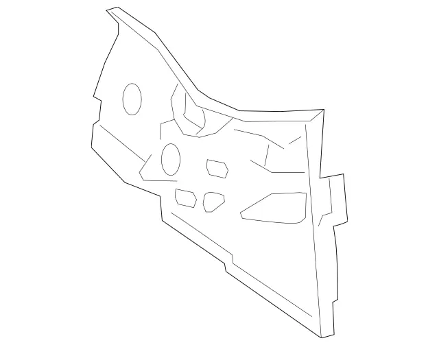 1776200301 - Cowl, Front Panel: Firewall for Mercedes-Benz: 180A, 180b, 220a, A220, A35 AMG, CLA250, CLA35 AMG, CLA45 AMG, CLA45 AMG S, GLA250, GLA35 AMG, GLA45 AMG, GLB250, GLB35 AMG Image image