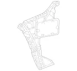 1678802007 - Attachment Parts: Mounting Rail for Mercedes-Benz Image