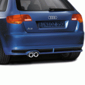 8P90716109AX - Exterior: Rear Skirt for Audi: A3, A3 Quattro Image