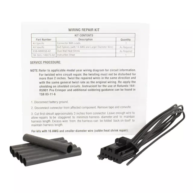 BU2Z14S411MA - : Wire Assembly for Ford Image