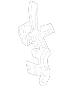 2761401540 - : Holder for Mercedes-Benz: GLE350, ML350 Image