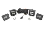 70903BL - : 2 Inch Black Series LED Light Pods for Rough Country Image