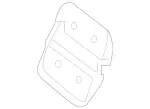 21381206008Q96 - Body: Retaining Bracket Cover for Mercedes-Benz Image