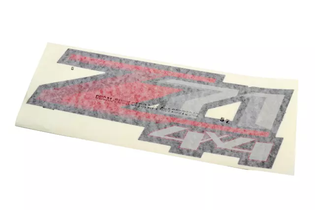 25973040 - : Pickup Box Side Rear Z71 4x4 Decal for GM Image