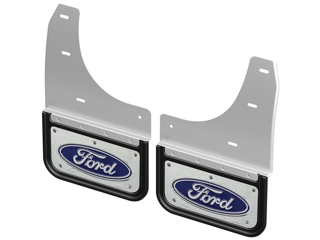 VNL1Z16A550A - Exterior: 2023-2024 Ford Expedition - Rear Pair Chrome Plate Splash Guards With Blue for Ford: Expedition Image