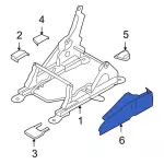 7L1Z78613A97AB - Body: Side Cover for Ford Image