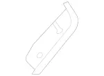 2187370288 - Rear Doors: Trim Molding for Mercedes-Benz Image