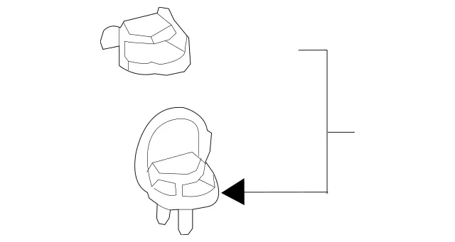 9986007009051 - Body: Tie Down Hook for Mercedes-Benz Image