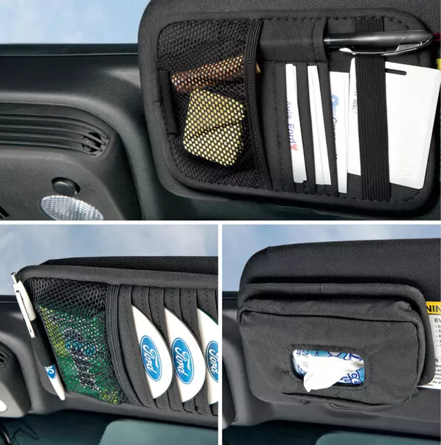 BR3Z63041A54BC - Interior: Sun Visor - Ez Store Visor Organizer Kit for Ford: Mustang Image