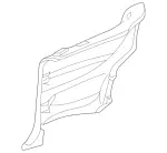 20869069258G70 - Body: Lower Trim Panel for Mercedes-Benz Image