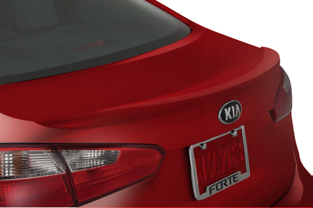 A7F34AQ000K3R - Exterior: Rear Spoiler - Shown In Silver - Crimson Red for Kia: Forte Image