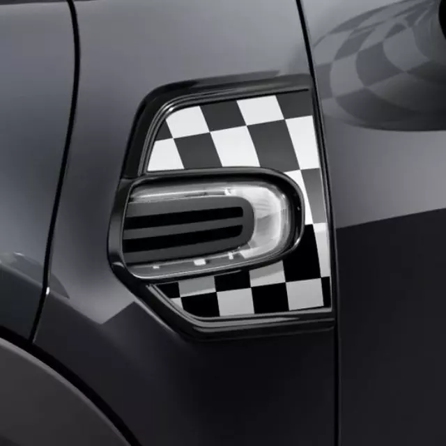 51142347948 - Exterior: Side Scuttle - Checkered Flag - Set Of 2 for Mini Image