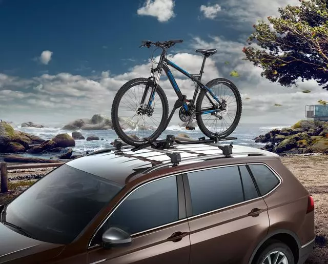 Bike Holder Attachment - Black - Volkswagen (000-071-128-F)