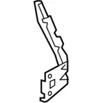 DA5Z16A143A - Body: Front Bracket for Lincoln: MKS Image