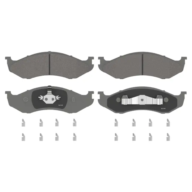 QC712 - : Wagner ThermoQuiet QC712 Front Disc Brake Pad Set Ceramic for WAGNER BRAKE Image