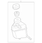 172430010264 - : Expansion Reservoir for Mercedes-Benz: SLC300, SLC43 AMG, SLK250, SLK300, SLK350, SLK55 AMG Image