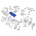 LJ8Z5804567AB - : 2021-2022 Ford Mustang Mach-E - Storage Tray for Ford: Mustang Mach-E Image