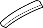 738550W010 - Body: Roof Molding for Infiniti Image