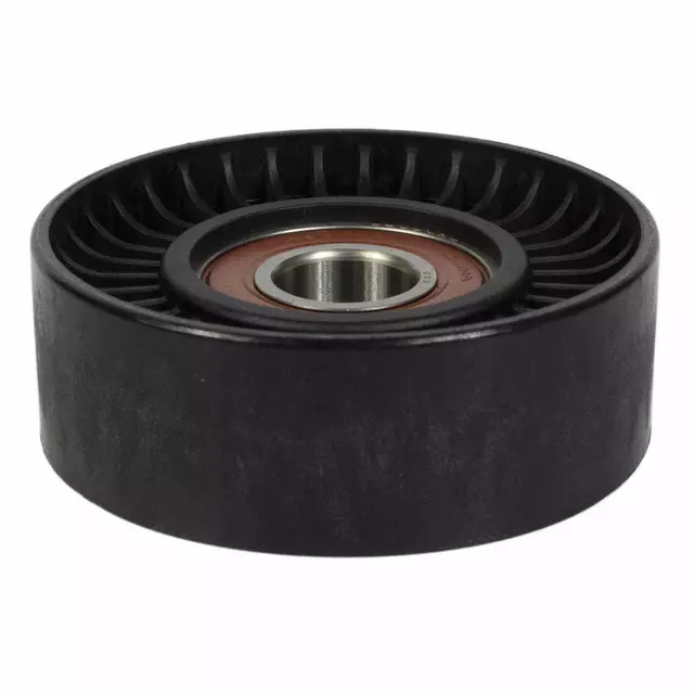 AL3Z8678B - Cooling System: Idler Pulley for Ford: E-350 Super Duty, E-450 Super Duty, F-250 Super Duty, F-350 Super Duty Image