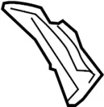 641401CA0A - : Apron Rear Panel for Infiniti Image