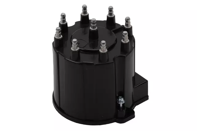19166099 - : Ignition Distributor Cap for Buick: Commercial Chassis, Roadmaster | Cadillac: Brougham, Fleetwood | Chevrolet: Blazer, C1500, C2500, C3500, C3500HD, Camaro, Caprice, Commercial Chassis, G10, G20, G30, K1500 Pickup, K2500 Pickup, K3500 Pickup, P20, P30, R10, R20, R2500, R30, R3500, Suburban C1500, Suburban C2500, Suburban K1500, Suburban K2500, Suburban R10, Suburban R1500, Suburban R20, Suburban R2500, Suburban V10, Suburban V1500, Suburban V20, Suburban V2500, Tahoe, V10, V20, V30, V3500 | GMC: C1500 Pickup, C2500 Pickup, C3500 Pickup, C3500HD, G1500, G2500, G3500, Jimmy, K1500 Pickup, K2500 Pickup, K3500 Pickup, P2500, P3500, R1500 Pickup, R2500 Pickup, R3500 Pickup, Suburban C1500, Suburban C2500, Suburban K1500, Suburban K2500, Suburban R1500, Suburban R2500, V1500, V1500 Suburban, V2500, V2500 Suburban, V3500, Yukon | Oldsmobile: Custom Cruiser | Pontiac: Firebird Image