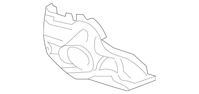 2206822628 - Body: Insulation for Mercedes-Benz Image