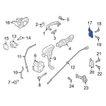 AB3Z2122801C - : Upper Hinge for Ford: Ranger Image