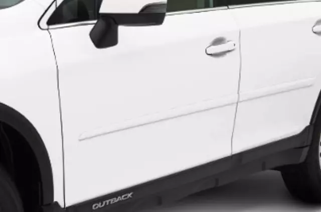 Body Side Molding Kit - Crystal White Pearl - Subaru (J101SAN801W7)