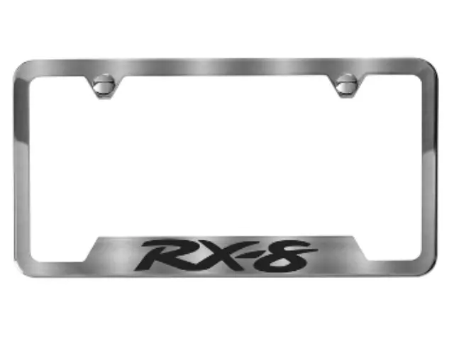 83K12 - Exterior: License Plate Frame, Rx-8 Logo for Mazda: RX-8 Image