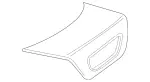 2157500175 - : Trunk Lid for Mercedes-Benz Image