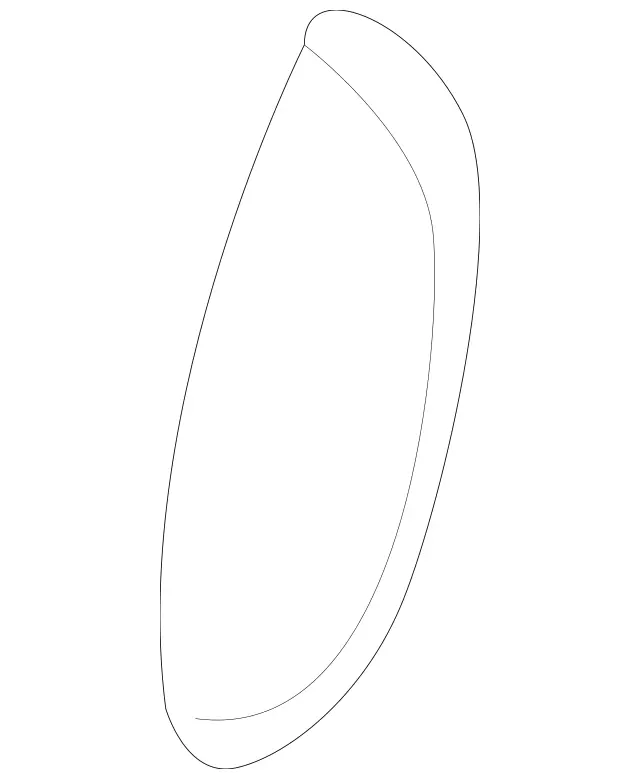 21191404597G50 - Body: Vent Grille for Mercedes-Benz Image