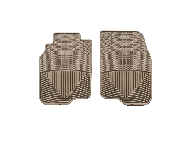 W89TN - Accessories: Front Tan All Weather Floor Mats for WeatherTech Image