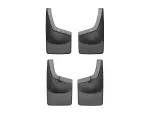110020120020 - : Black MudFlap No-Drill DigitalFit® MudFlap Kit for WeatherTech Image