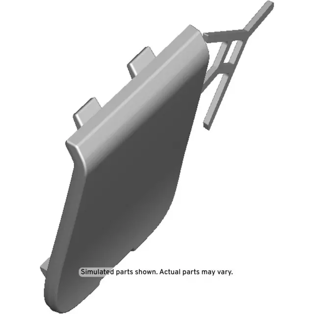 84455724 - Unclassified: Silver Rear Bumper Fascia Tow Eye Access Hole Cover for GM Image