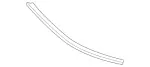 2097200347 - Covering and Lining: Retaining Rail for Mercedes-Benz Image