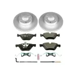 ESK4589 - : Genuine Geomet Coated Rotors, ECE-R90 Brake Pads + Hardware Kit for PowerStop Image