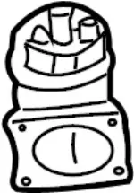 22680AD201 - : Mass Air Flow Sensor for Infiniti Image