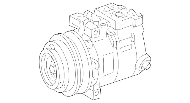 2230751188 - : Remanufactured Refrigerant Compressor for Mercedes-Benz Image