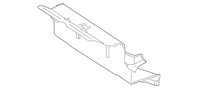 17169304919E30 - Body: Front Trim for Mercedes-Benz Image