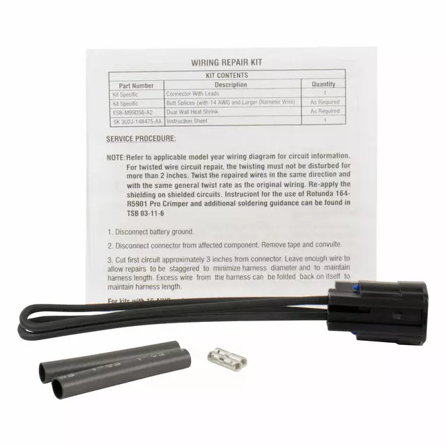 BU2Z14S411BLA - : Wire Assembly for Ford Image