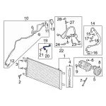 LC3Z19972B - HVAC: Hose &amp; Tube Assembly for Ford: F-250 Super Duty, F-350 Super Duty, F-450 Super Duty, F-550 Super Duty Image