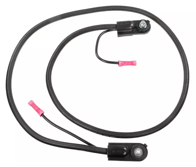 88860092 - Electrical: Negative Cable for Buick: Electra, LeSabre | Cadillac: DeVille, Fleetwood | Chevrolet: Blazer, C/K Pickup, C1500, C2500, C3500, Caprice, G10, G20, G30, Impala, K1500 Pickup, K2500 Pickup, K3500 Pickup, K5 Blazer, P20, P30, R10, R20, R2500, R30, R3500, Suburban C10, Suburban C20, Suburban K10, Suburban K20, Suburban R10, Suburban R1500, Suburban R20, Suburban R2500, Suburban V10, Suburban V1500, Suburban V20, Suburban V2500, V10, V20, V30, V3500 | GMC: C1500 Pickup, C2500 Pickup, C3500 Pickup, G1500, G2500, G3500, Jimmy, K1500 Pickup, K2500 Pickup, K3500 Pickup, P2500, P3500, R1500 Pickup, R2500 Pickup, R3500 Pickup, Savana 2500, Suburban C1500, Suburban C2500, Suburban K1500, Suburban K2500, Suburban R1500, Suburban R2500, V1500, V1500 Suburban, V2500, V2500 Suburban, V3500 | Oldsmobile: 98, Custom Cruiser, Delta 88 | Pontiac: Parisienne, Safari Image