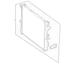 995003601 - Cooling System: Radiator for Mercedes-Benz Image