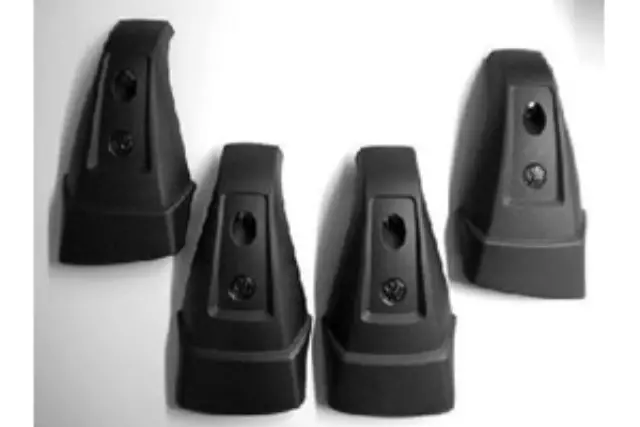 5G0071720 - Hauling: End Cap Kit - Spare Parts - Black for Volkswagen: e-Golf, Golf, GTI Image