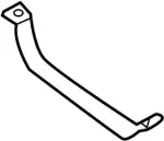 17406ZE00B - : Fuel Tank Mount Strap for INFINITI: QX56 Image